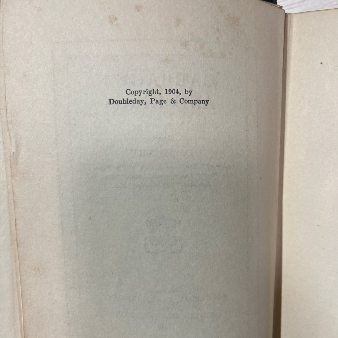 cabbages and kings book, by o. henry, 1916 Hardcover, Antique, Heavily Used image 3