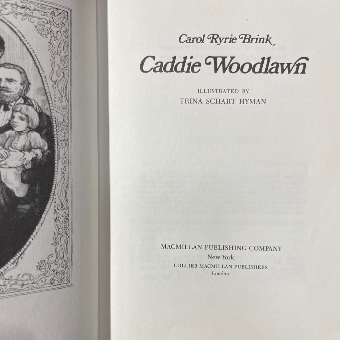 caddie woodlawn book, by Carol Ryrie Brink, 1973 Hardcover image 2