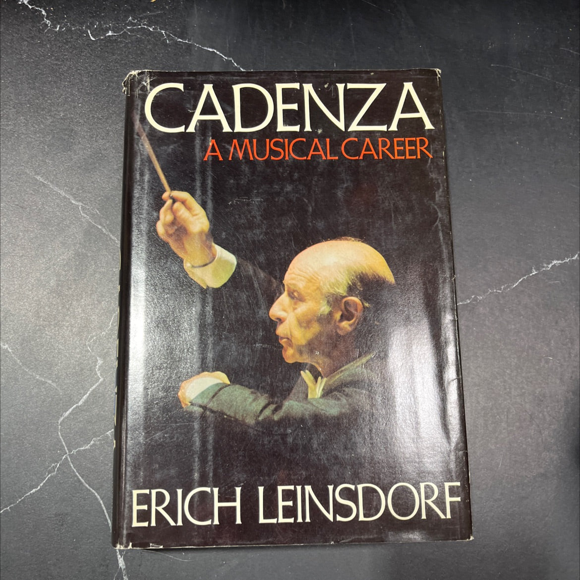 cadenza a musical career book, by Erich Leinsdorf, 1976 Hardcover image 1