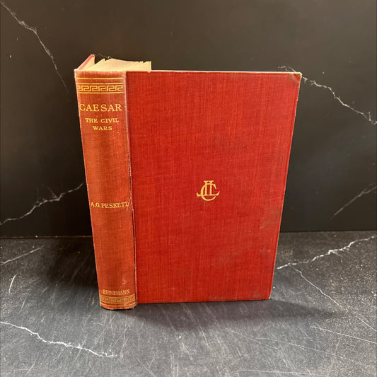 caesar the civil wars book, by julius caesar, 1928 Hardcover image 1