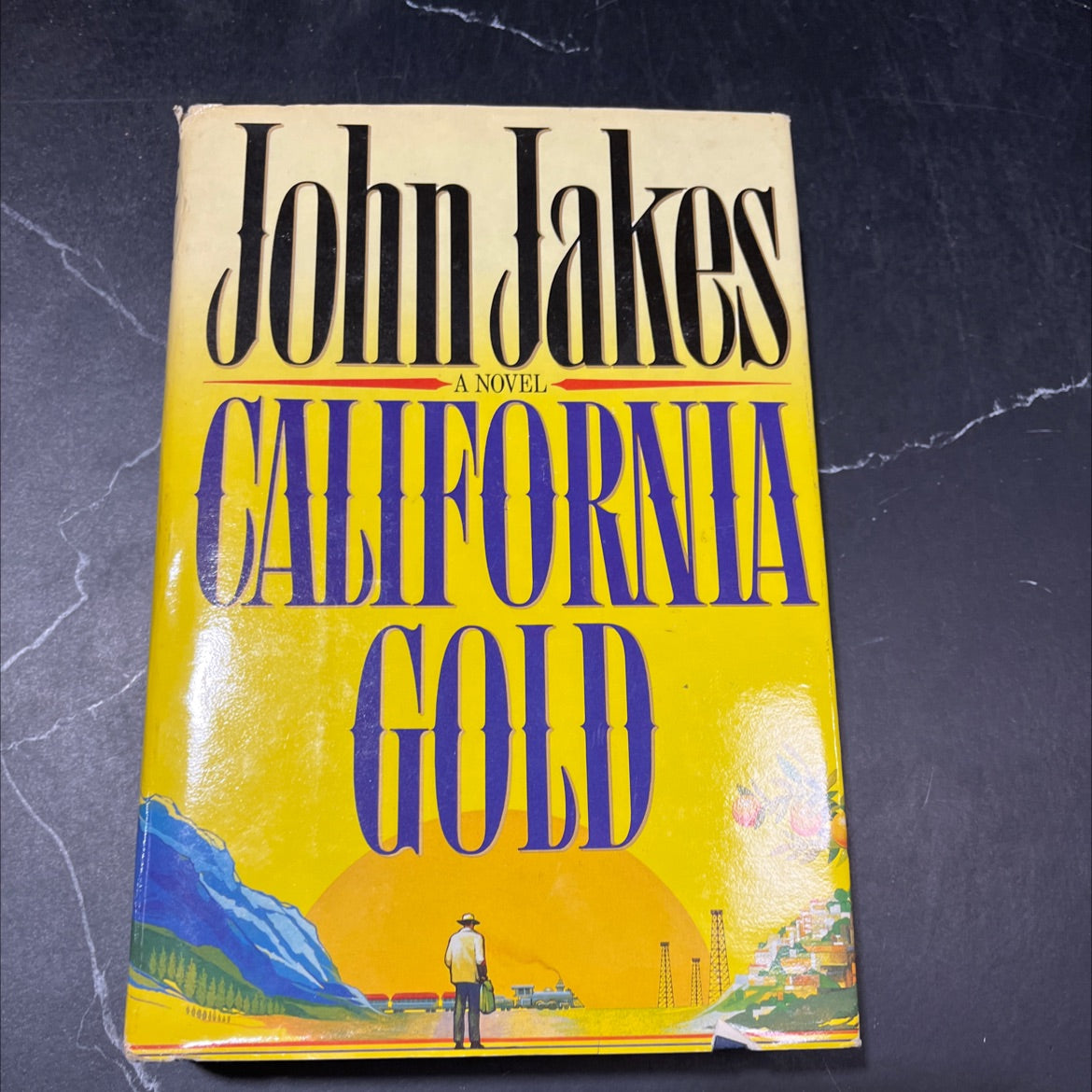 california gold a novel book, by john jakes, 1989 Hardcover image 1
