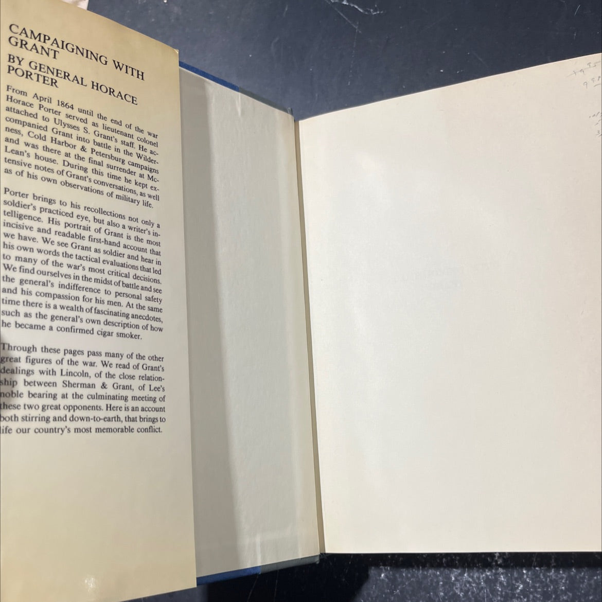 campaigning with grant book, by general horace porter, 1997 Hardcover image 4
