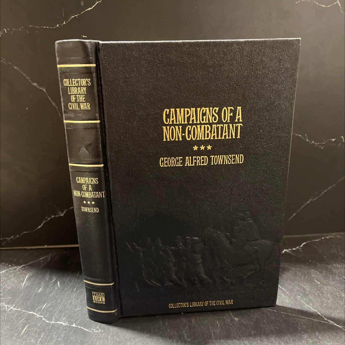 campaigns of a non-combatant, and his romaunt abroad during the war book, by geo. alfred townsend, 1982 Leather image 1