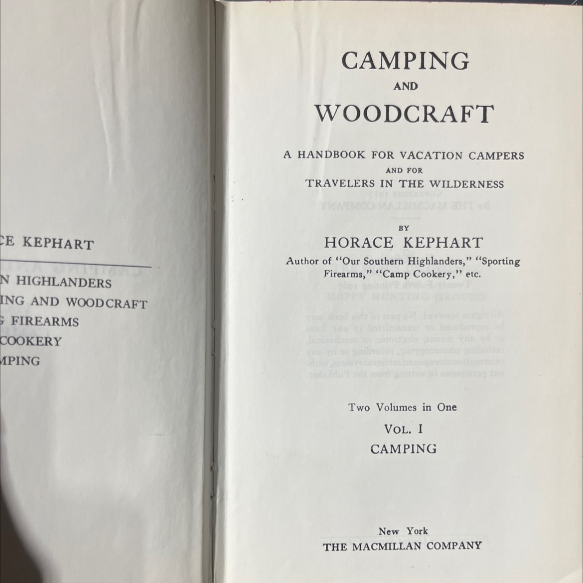 camping, camping and woodcraft a handbook for vacation campers and for travelers in the wilderness book, by horace image 2