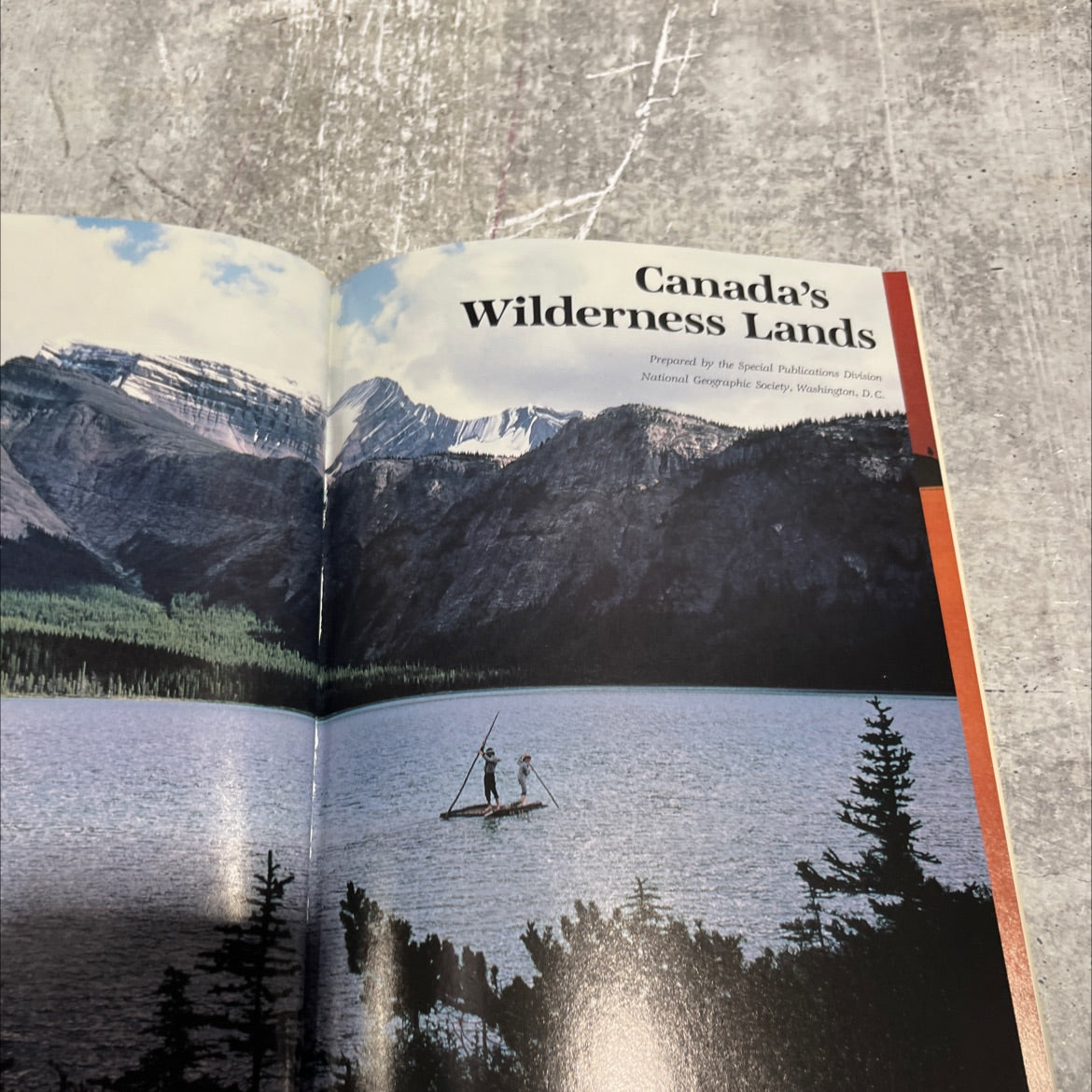 canada's wilderness lands book, by special publications division national geographic society, 1987 Hardcover image 2