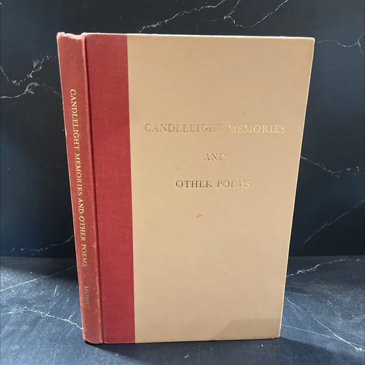 candlelight memories and other poems book, by nolie mumey, 1964 Hardcover image 1
