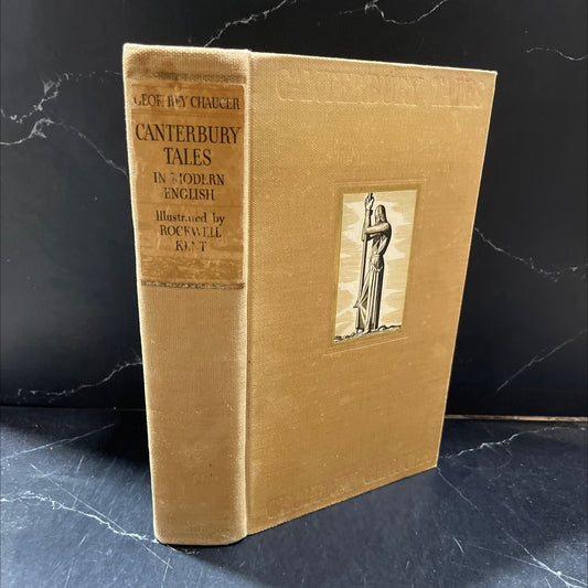 canterbury tales rendered into modern english book, by geoffrey chaucer, 1934 Hardcover image 1