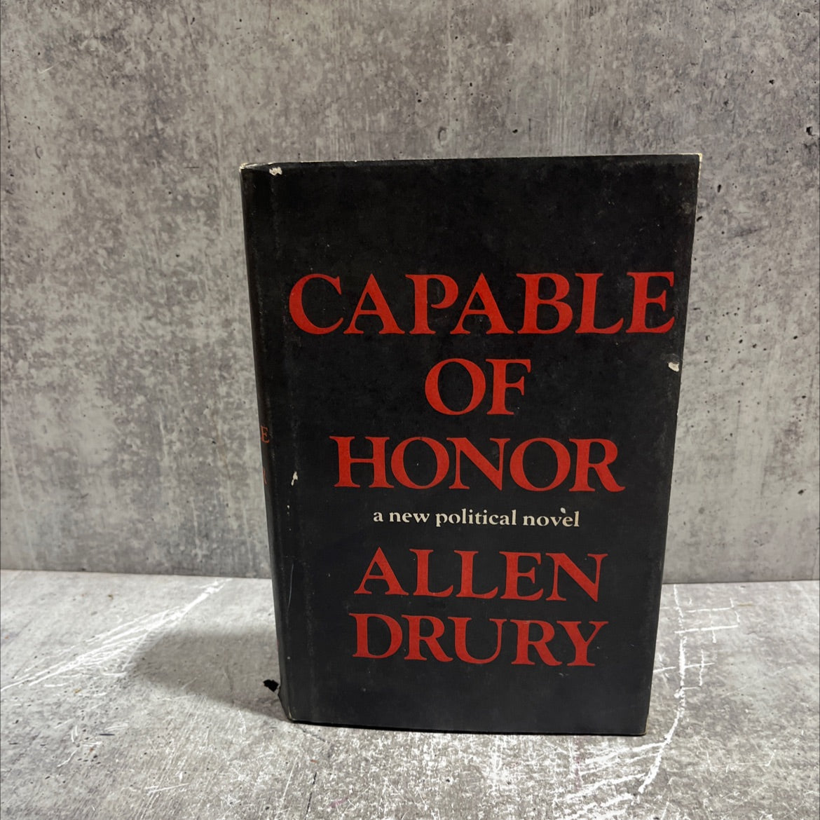 capable of honor book, by allen drury, 1966 Hardcover image 1