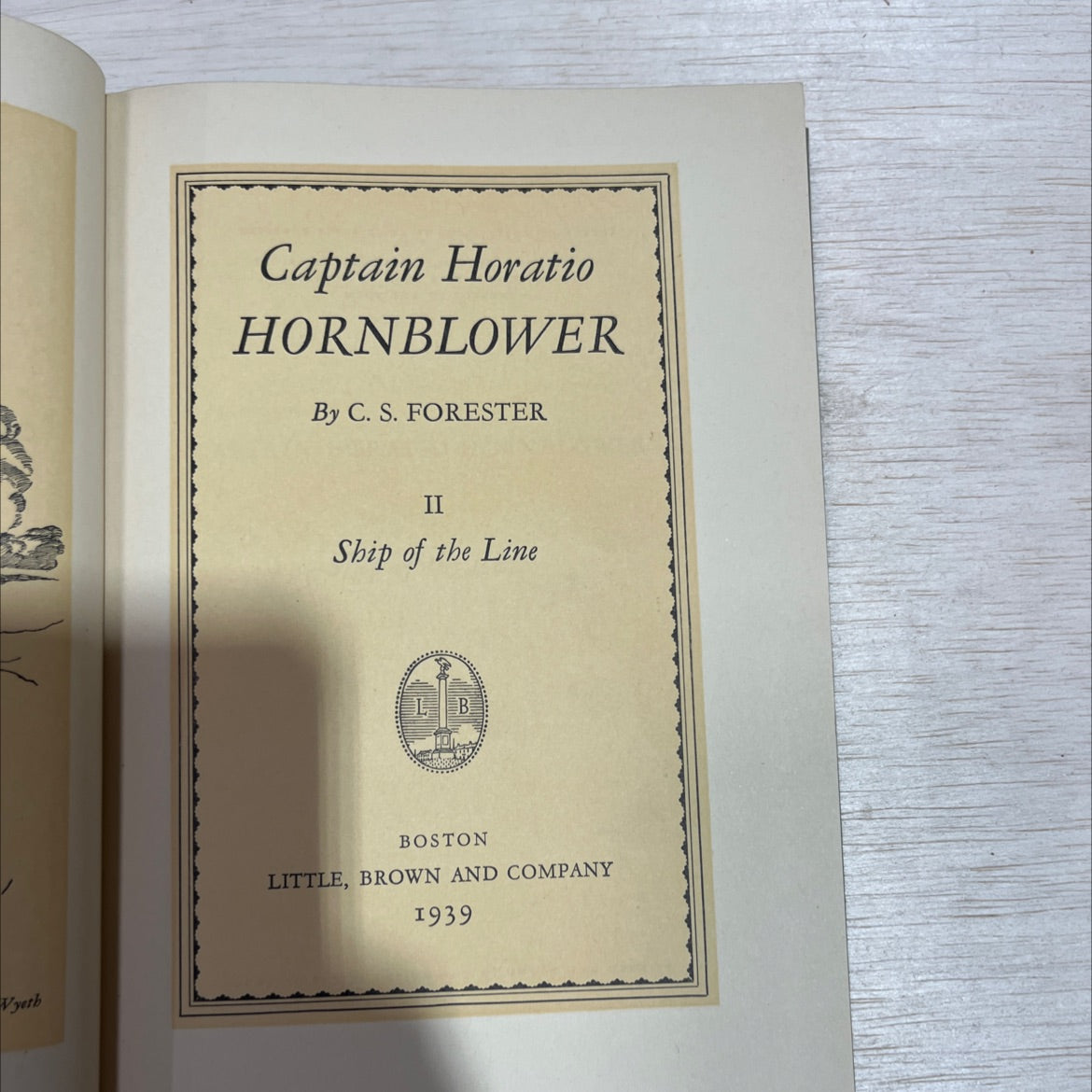 captain horatio hornblower book, by c. s. forester, 1939 Hardcover image 2