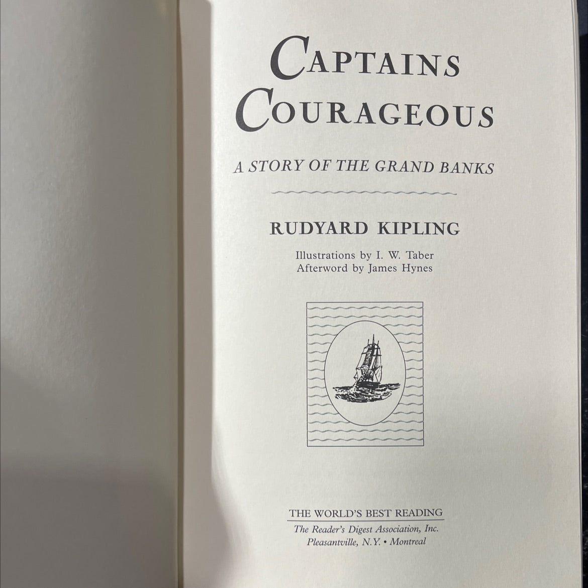 captains courageous a story of the grand banks book, by rudyard kipling, 1994 Hardcover image 2