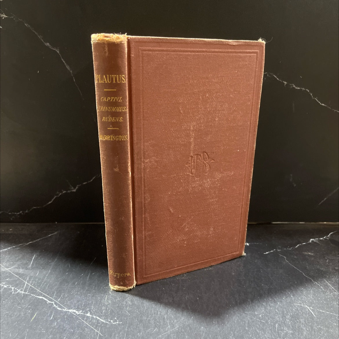 captivii, trinumus, et rudens book, by T. Macci Plauti, 1879 Hardcover image 1