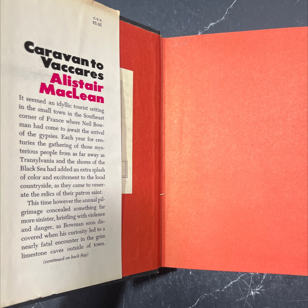 caravan to vaccares book, by alistair maclean, 1970 Hardcover image 4