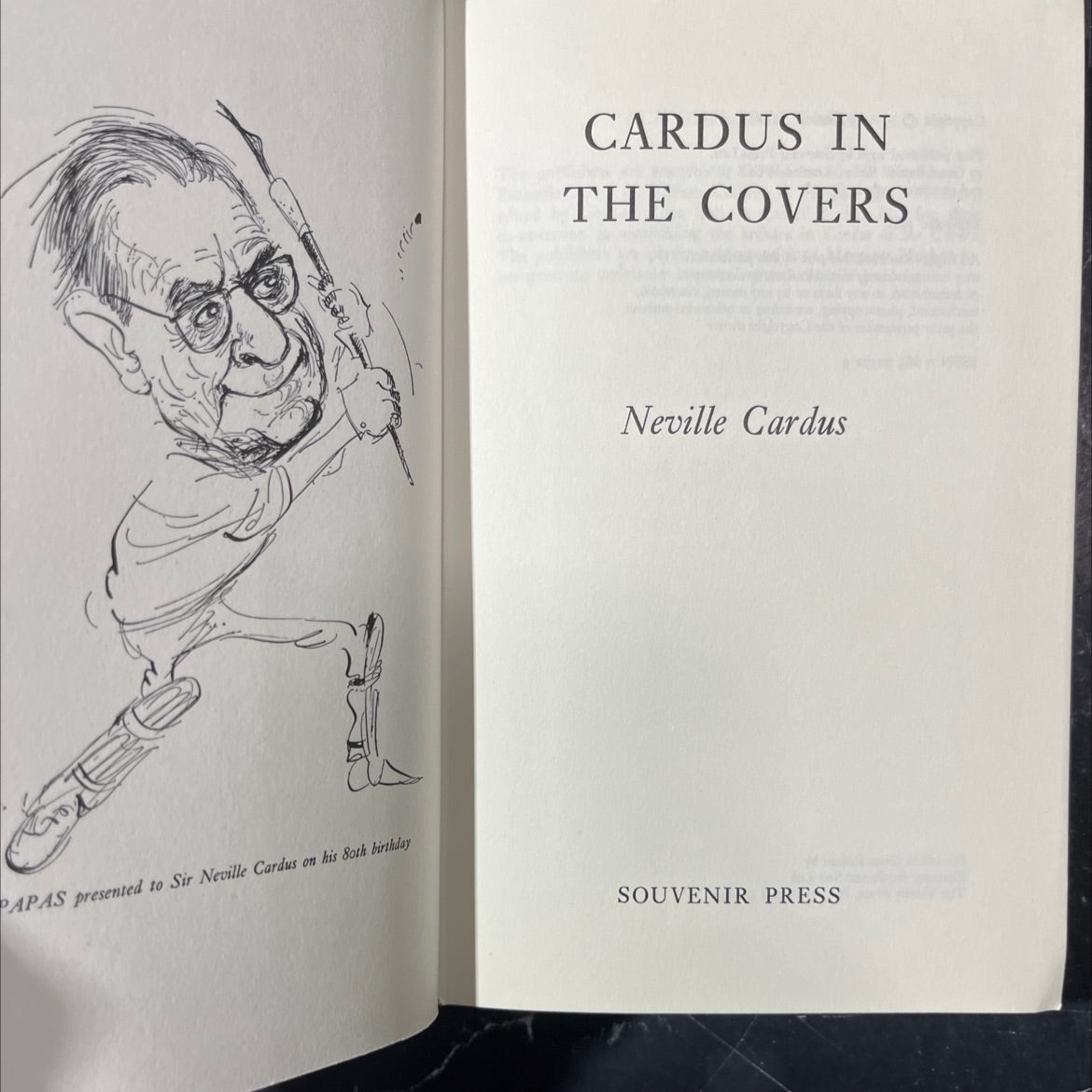 cardus in the covers book, by neville cardus, 1978 Hardcover image 2