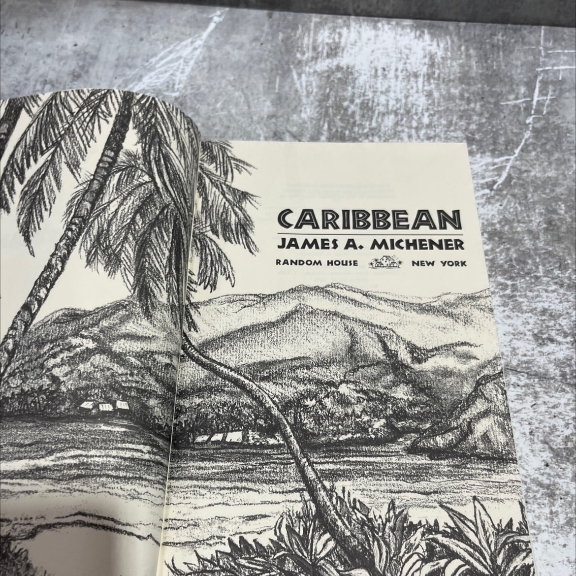caribbean book, by james a. michener, 1989 Hardcover image 2