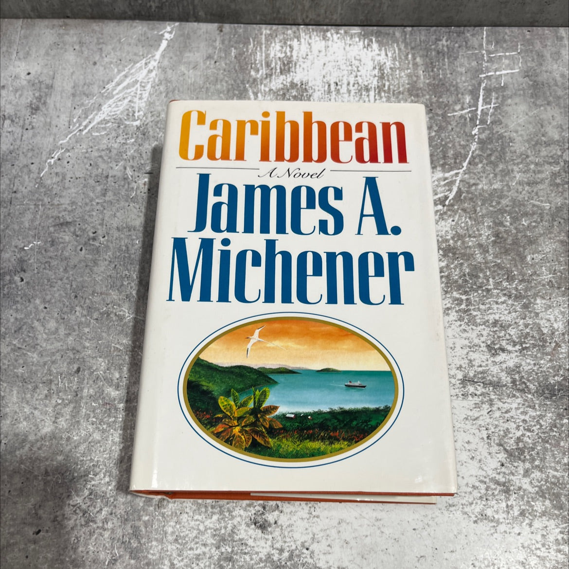 caribbean book, by james a. michener, 1989 Hardcover image 1