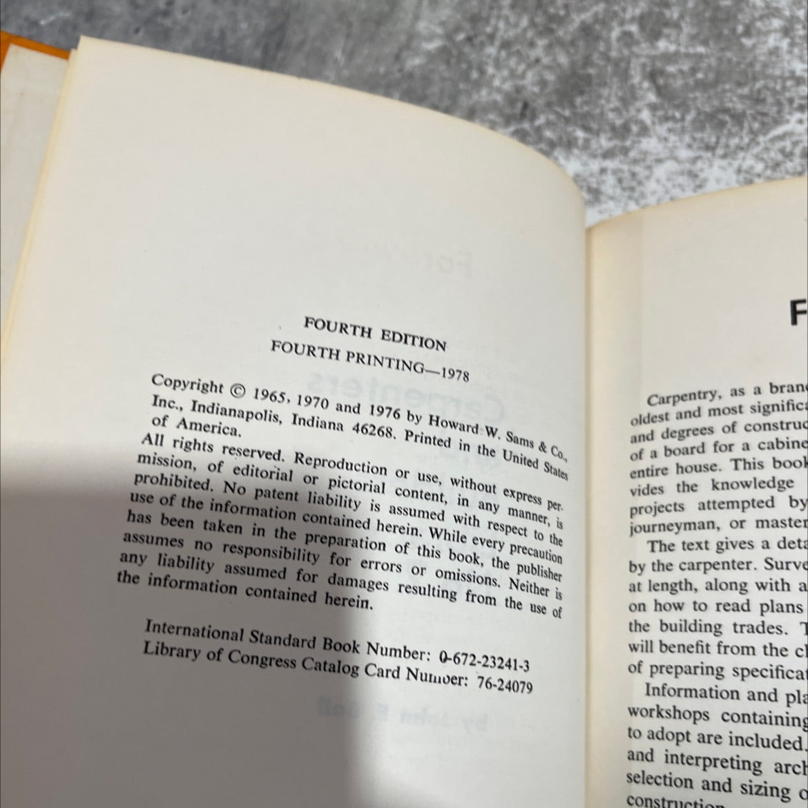 carpenters and builders library no.2 book, by john e. ball, 1978 Hardcover image 3