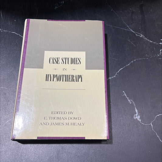 case studies in hypnotherapy book, by e. thomas dowd, james m. healy, 1986 Hardcover image 1