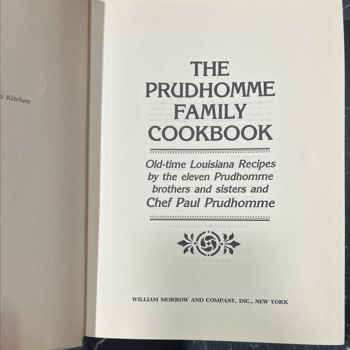 the prudhomme family cookbook: old-time louisiana recipes book, by Paul Prudhomme, 1987 Hardcover image 2