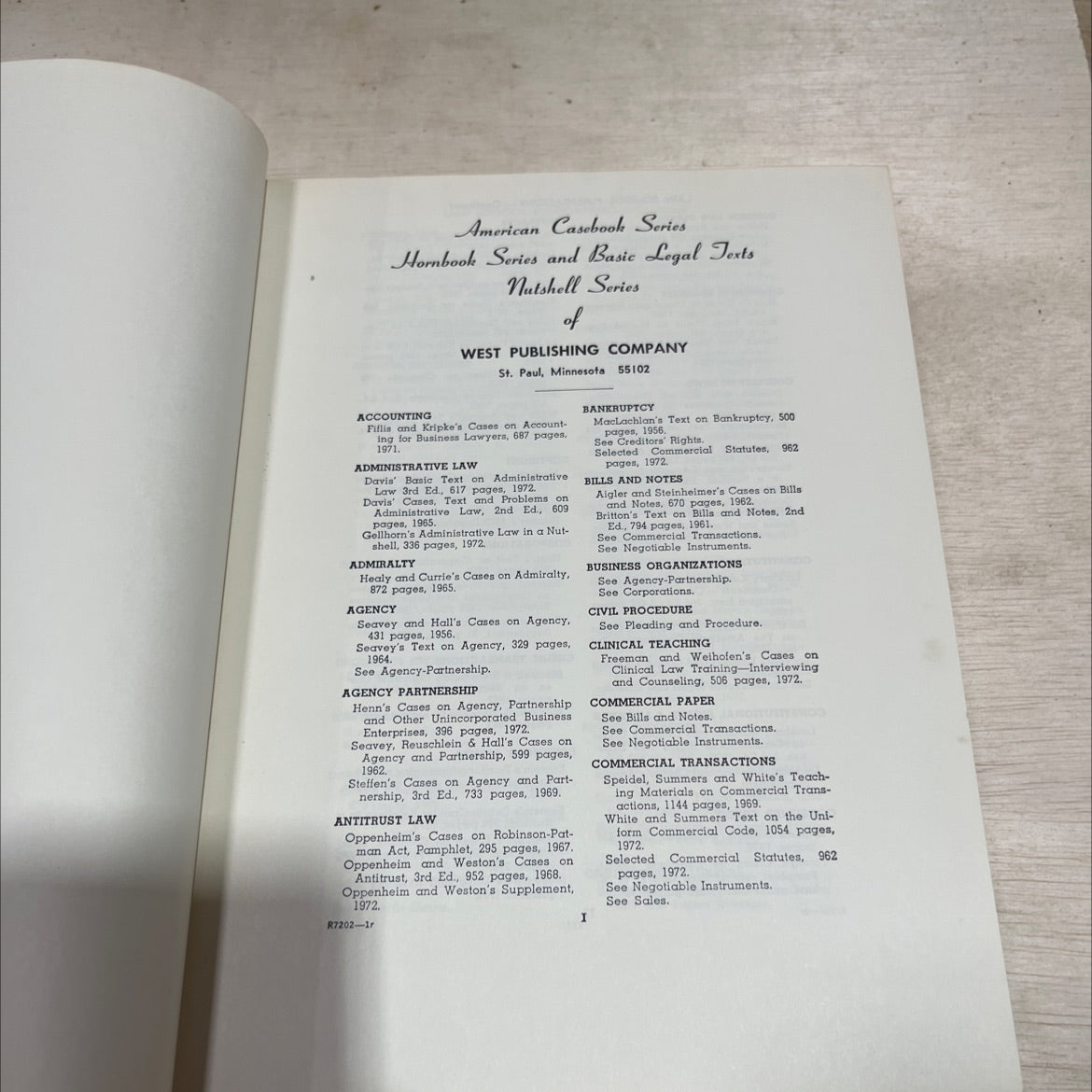 cases on accounting for business lawyers book, by fiflis and kripke, 1971 Hardcover image 2
