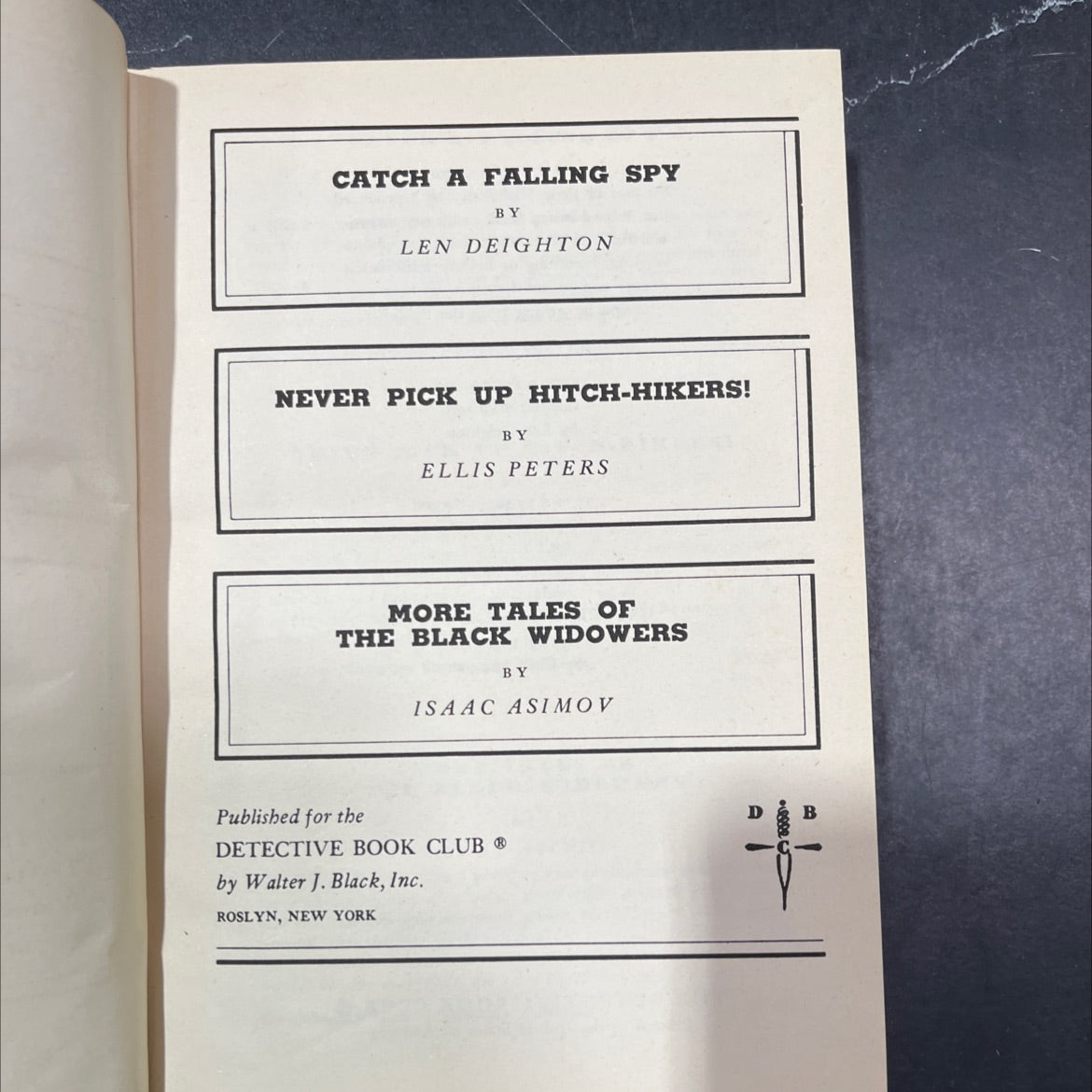 catch a falling spy book, by len deighton, 1976 Hardcover image 2