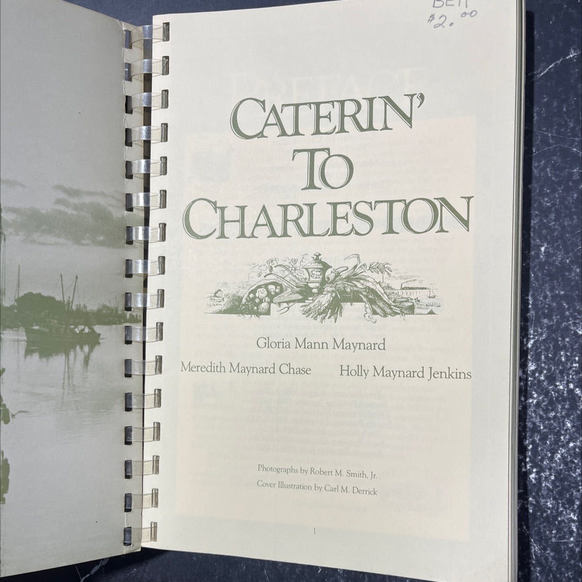 caterin' to charleston book, by gloria mann maynard, meredith maynard, chase holly maynard jenkins, 1986 Paperback image 2