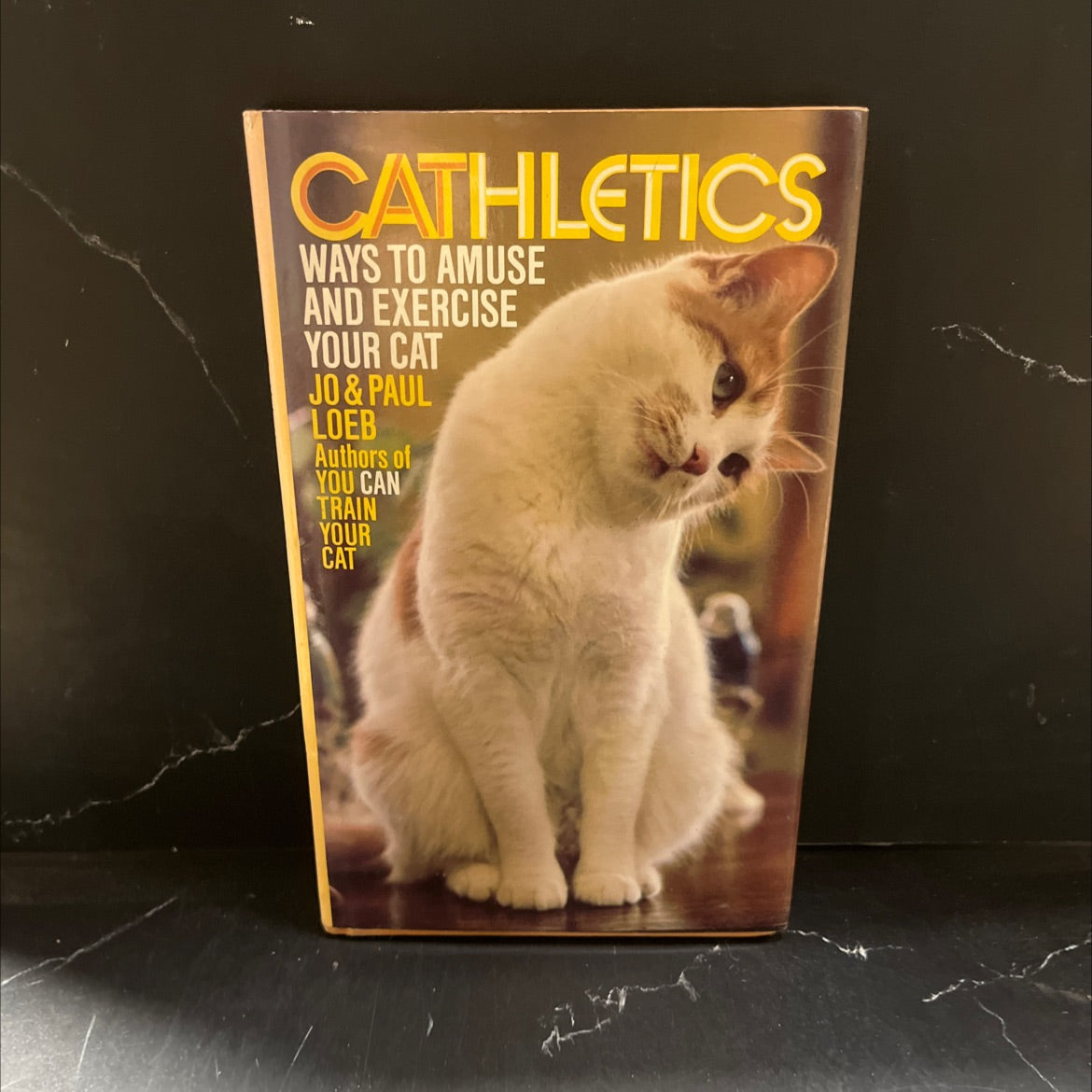 cathletics ways to amuse and exercise your cat book, by Jo and Paul Loeb, 1981 Hardcover image 1