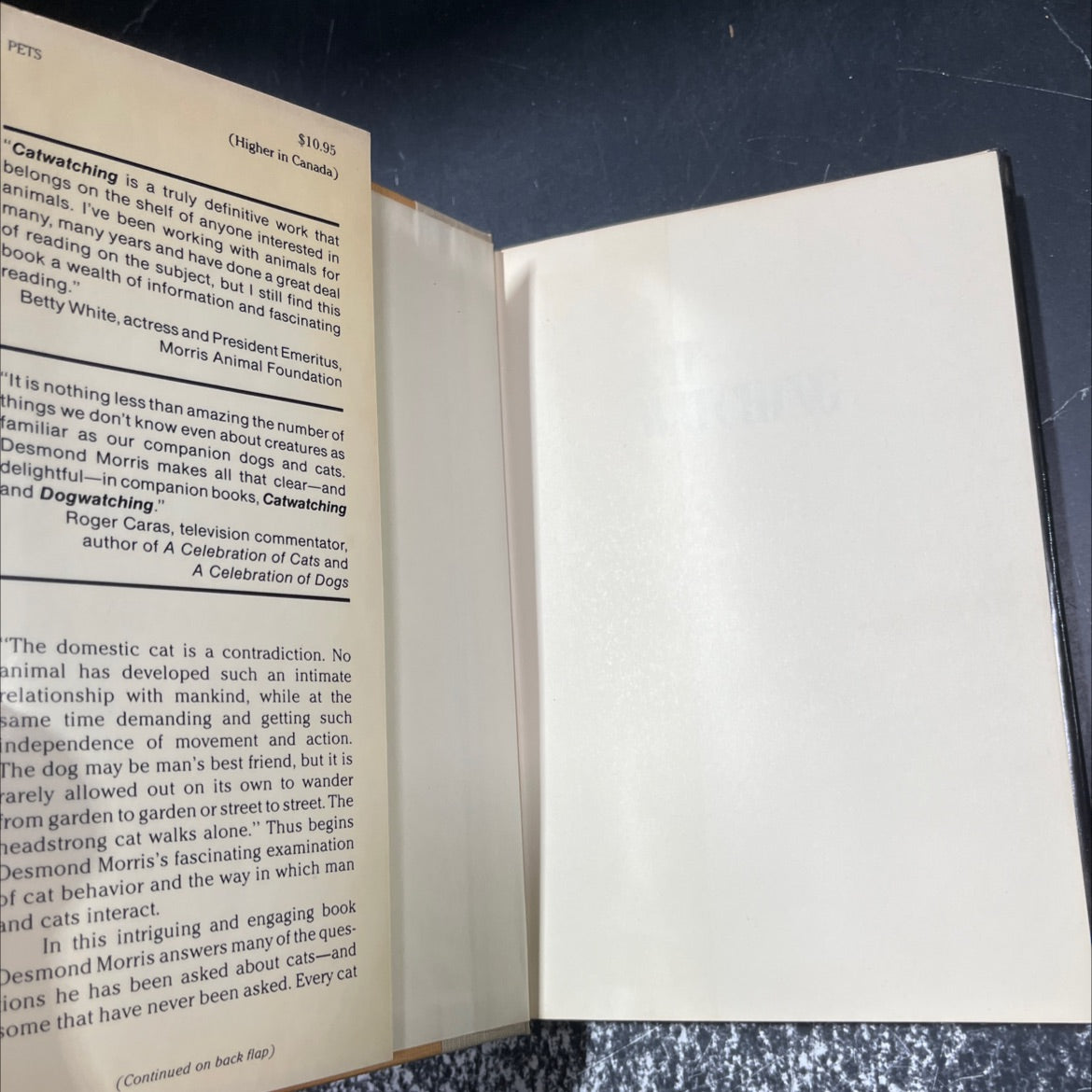 catwatching book, by desmond morris, 1986 Hardcover image 4