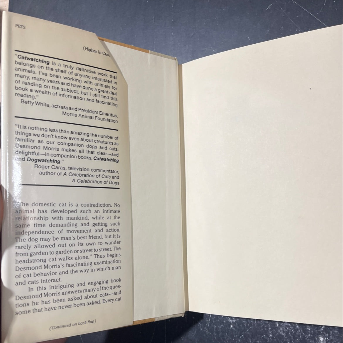 catwatching book, by desmond morris, 1987 Hardcover image 4