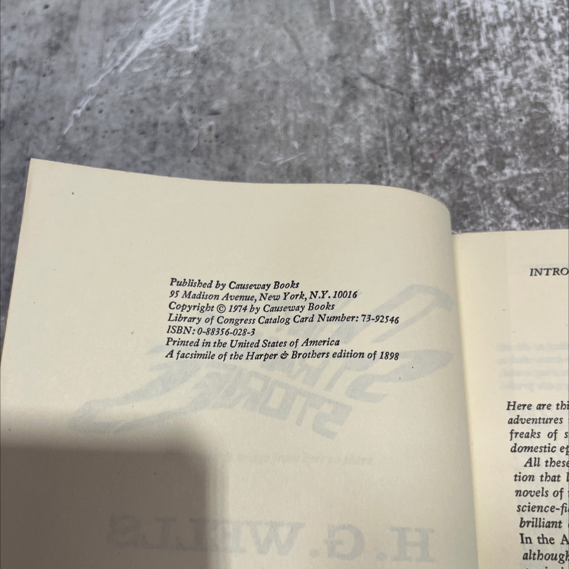 causeway: a bridge from here to there book, by h.g.wells, 1974 Hardcover image 3