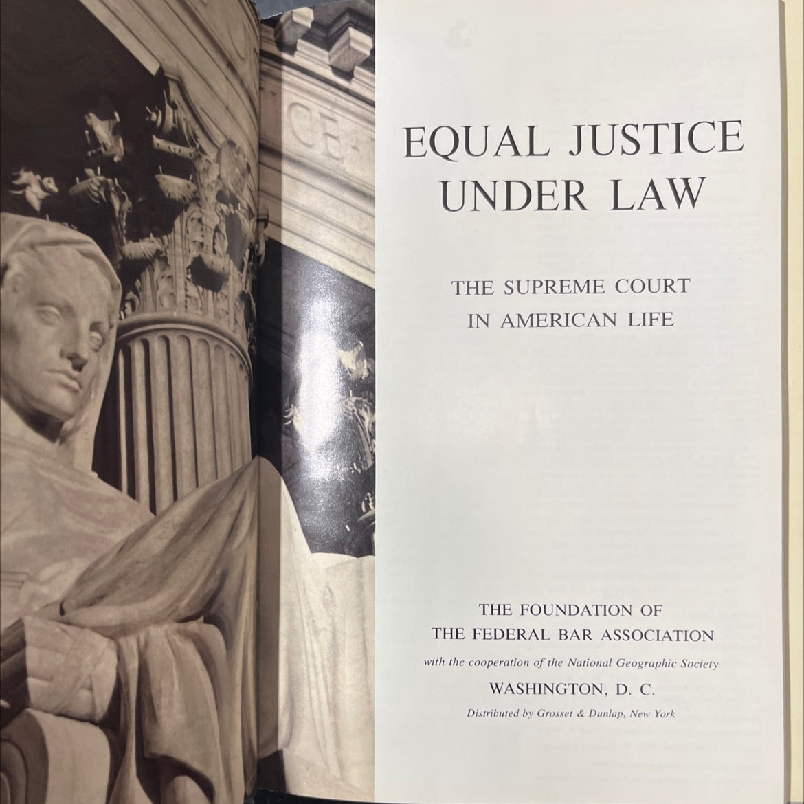 ce equal justice under law the supreme court in american life book, by the foundation of the federal bar association, image 2