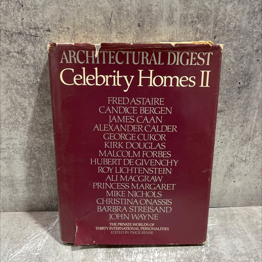 celebrity homes ii book, by Paige Rense, 1981 Hardcover image 1