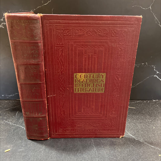 century readings in english literature book, by john w. cunliffe, j. f. a. pyre, karl young, 1929 Hardcover image 1