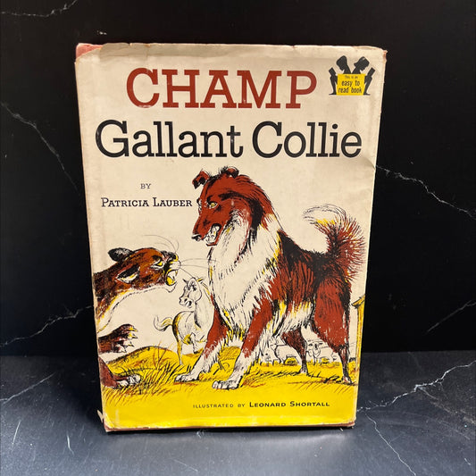 champ gallant collie book, by patricia lauber, 1960 Hardcover image 1