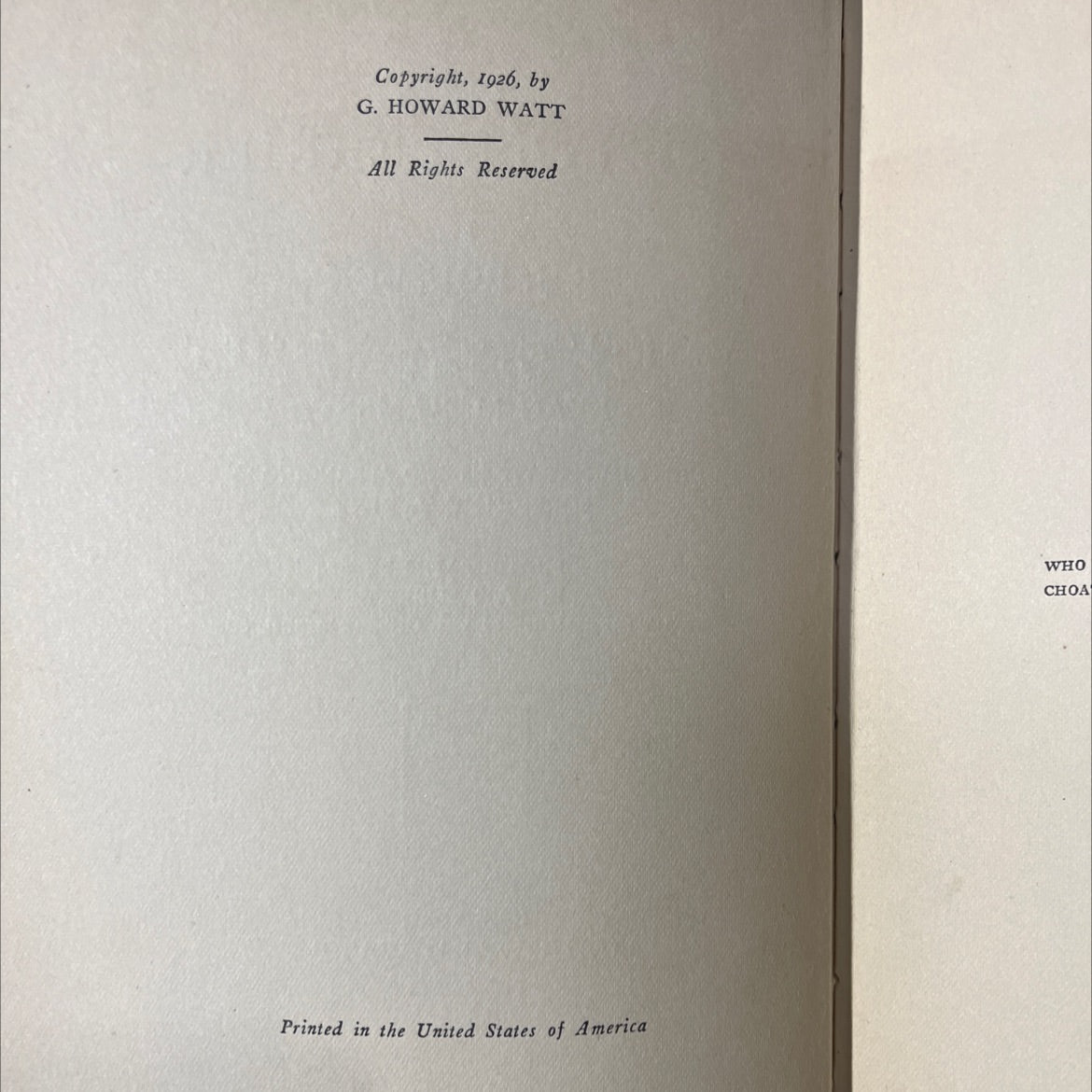 champion mosholu brigand book, by Mrs. M. C. McGlone, 1926 Hardcover image 3