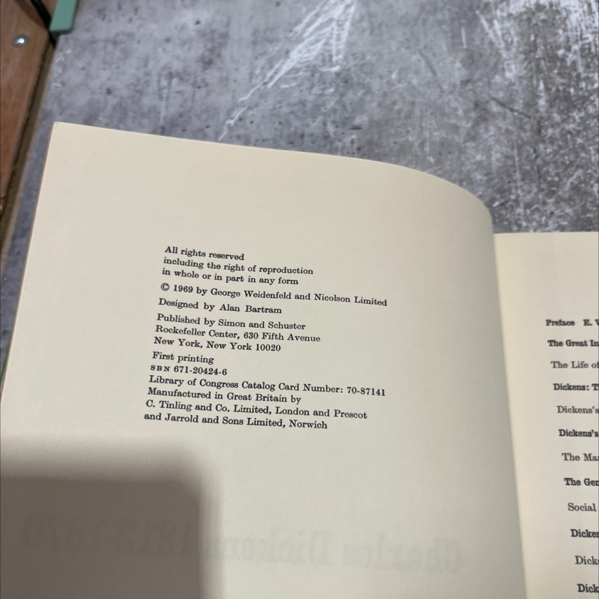 charles dickens 1812-1870 a centennial volume book, by EWF Tomlin, 1969 Hardcover image 3