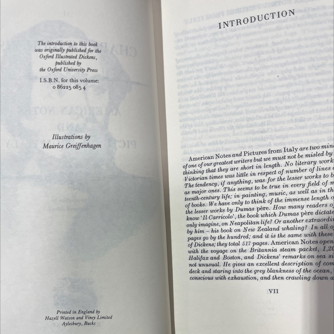 charles dickens american notes and pictures from italy book, by charles dickens, 1970 Hardcover image 3