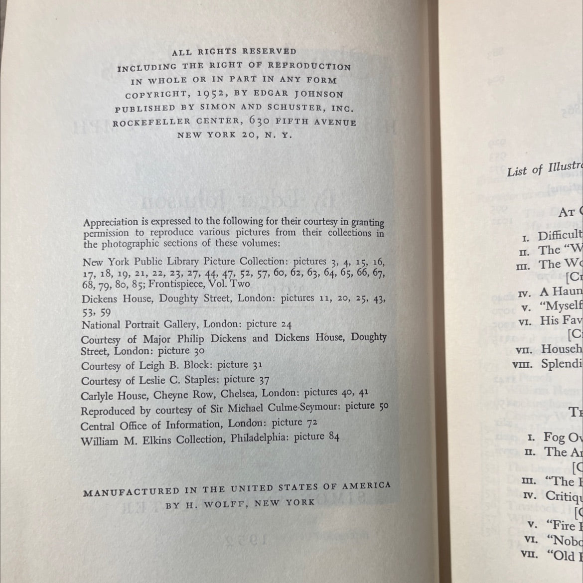 charles dickens at his tragedy and triumph volume two middle age book, by edgar johnson, 2001 Hardcover image 3