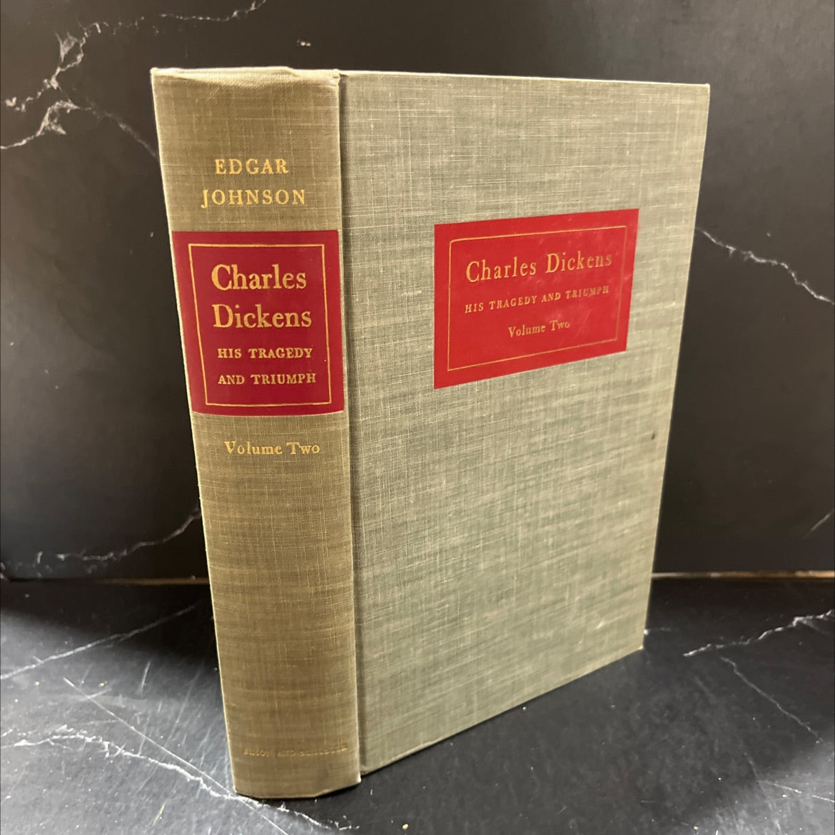 charles dickens at his tragedy and triumph volume two middle age book, by edgar johnson, 2001 Hardcover image 1