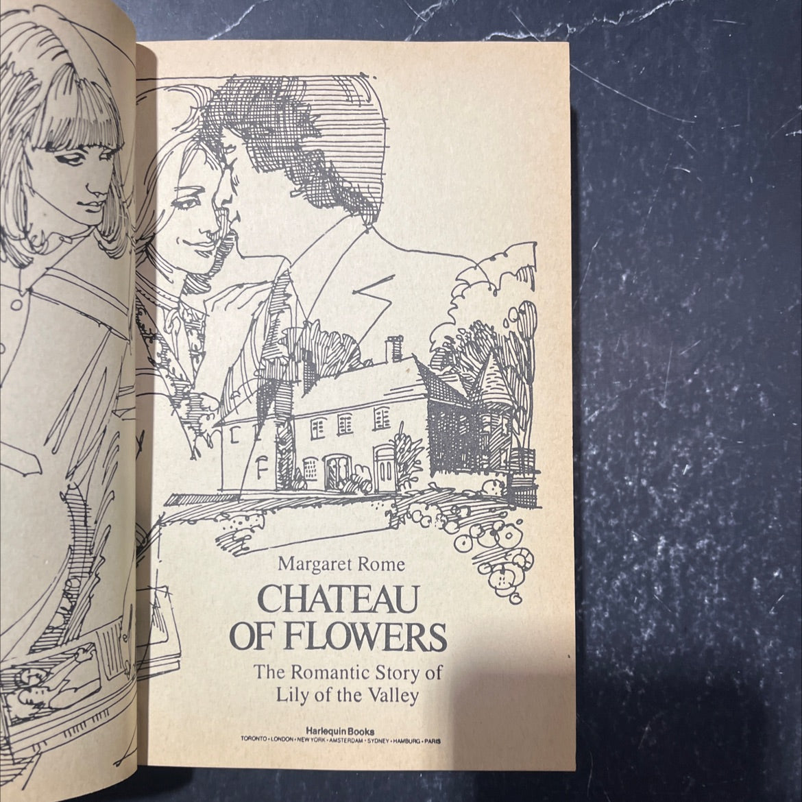 chateau of flowers the romantic story of lily of the valley book, by Margaret Rome, 1971 Hardcover image 2