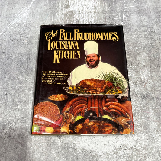 chef paul prudhomme's louisiana kitchen book, by Paul Prudhomme, 1984 Hardcover image 1