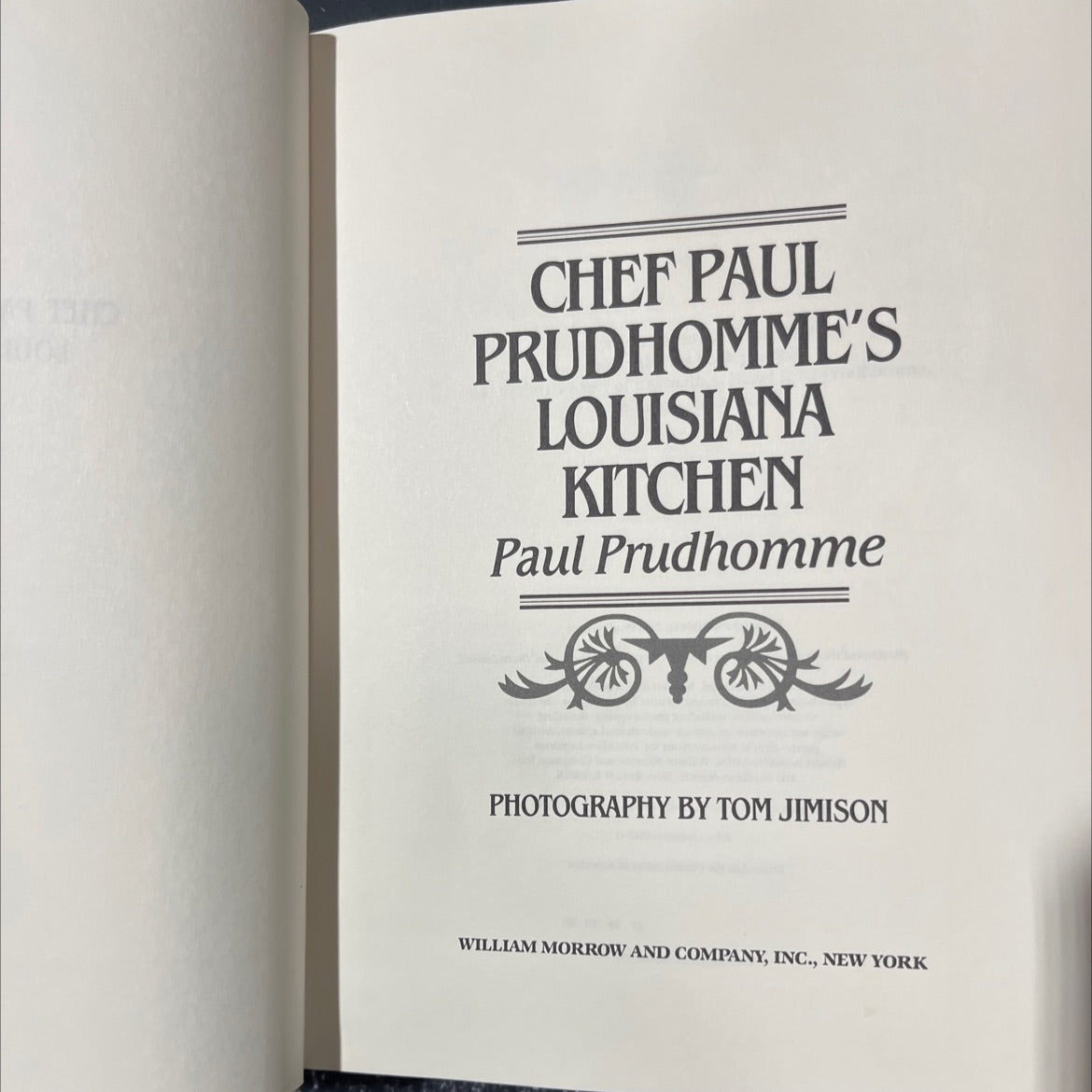 chef paul prudhomme's louisiana kitchen book, by Paul Prudhomme, 1984 Hardcover image 2