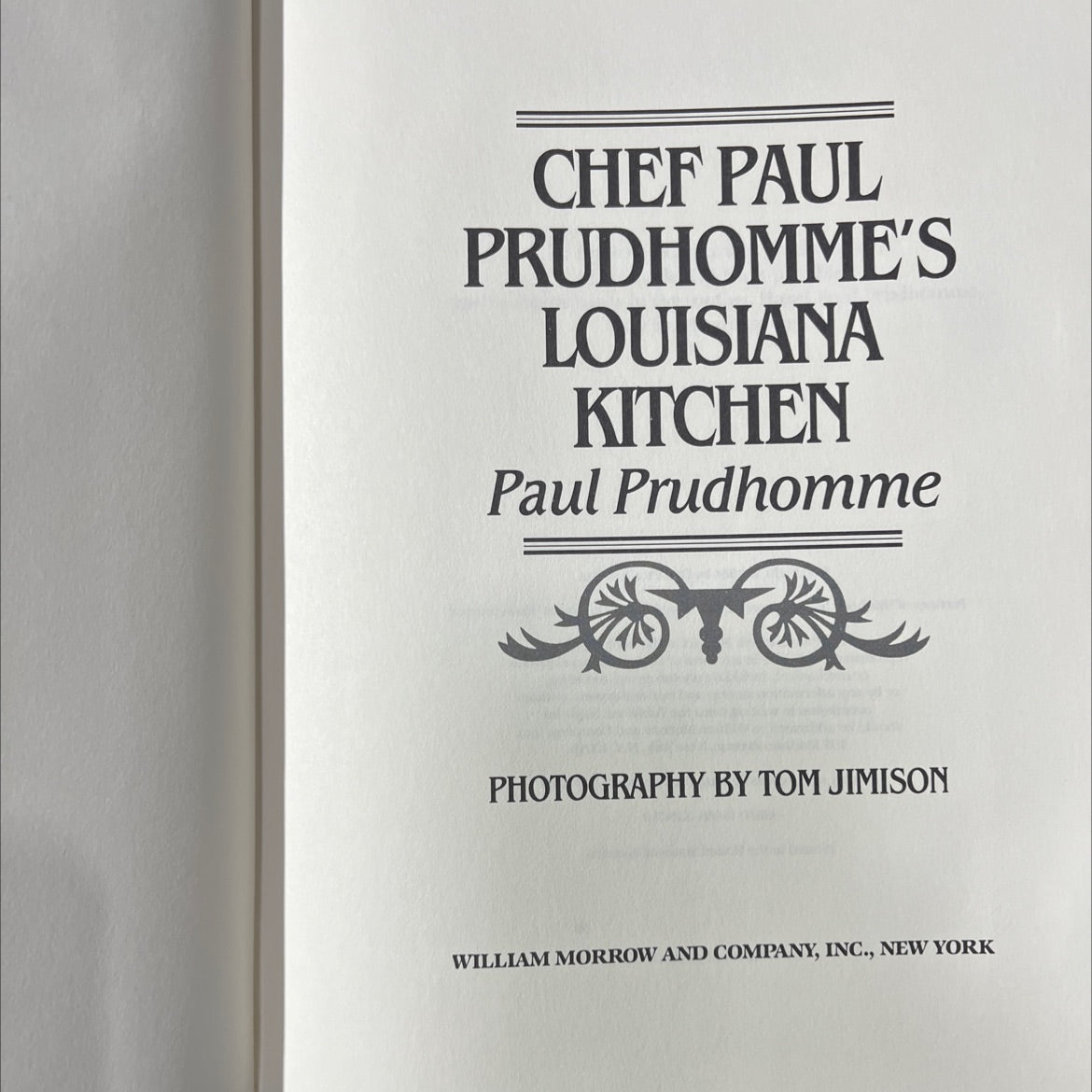 chef paul prudhomme's louisiana kitchen book, by Paul Prudhomme, 1984 Hardcover image 2