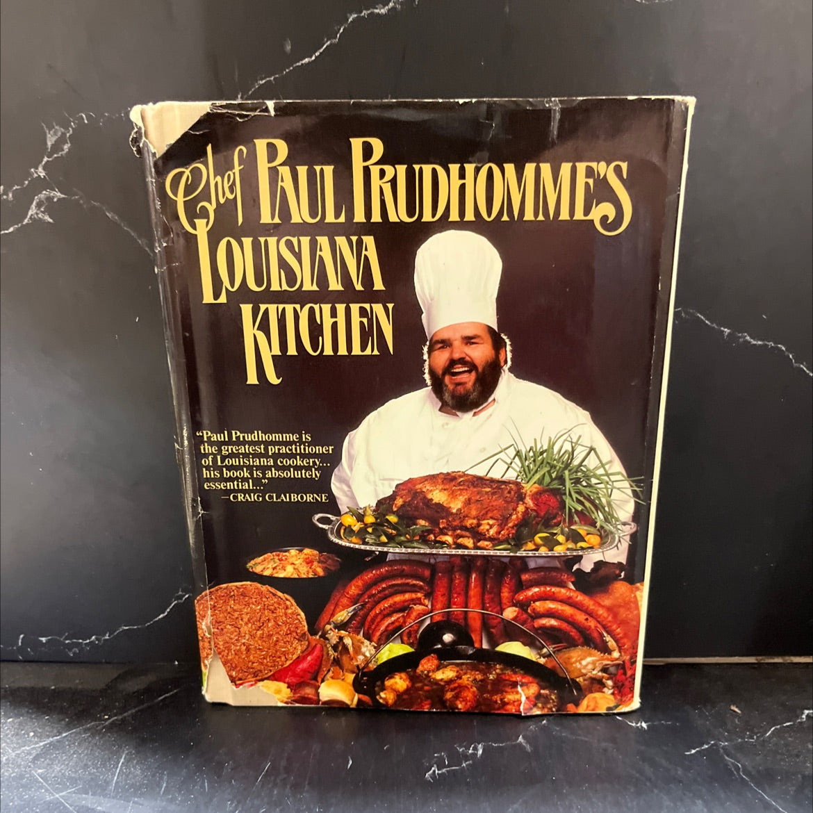 chef paul prudhomme's louisiana kitchen book, by Paul Prudhomme, 1984 Hardcover image 1