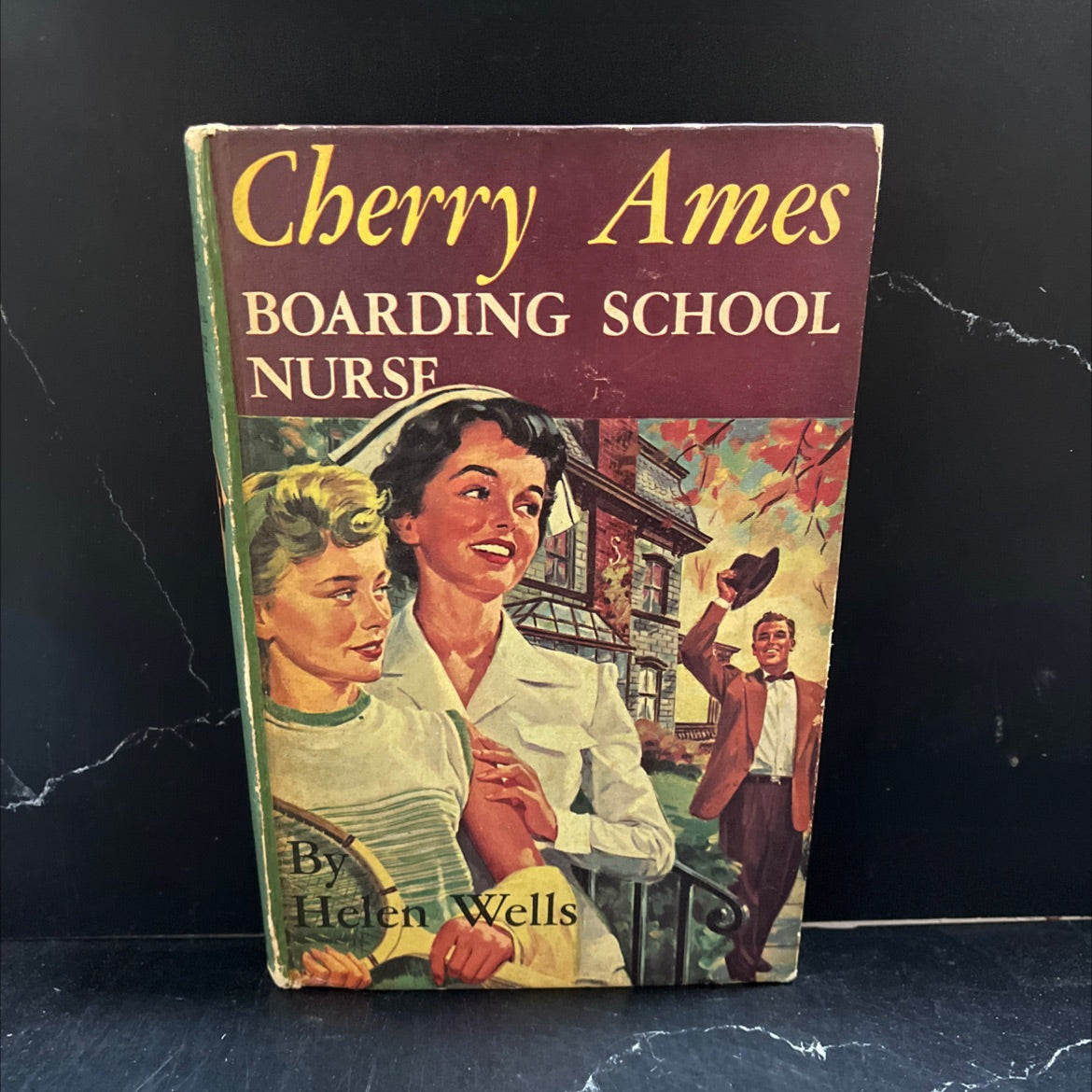 cherry ames boarding school nurse book, by helen wells, 1955 Hardcover image 1