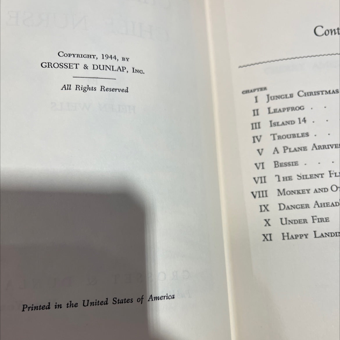 cherry ames chief nurse book, by helen wells, 1944 Hardcover image 3