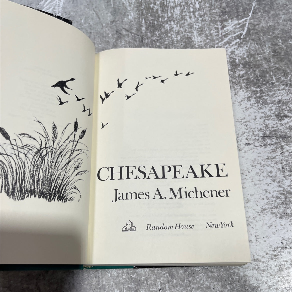 chesapeake book, by james a. michener, 1978 Hardcover image 2
