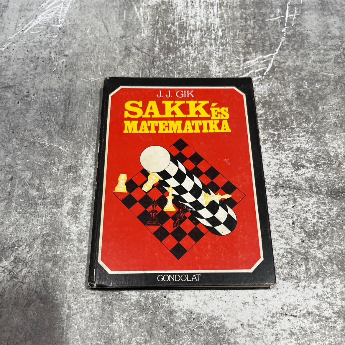 chess and mathematics book, by J. J. Gik, 1989 Hardcover image 1