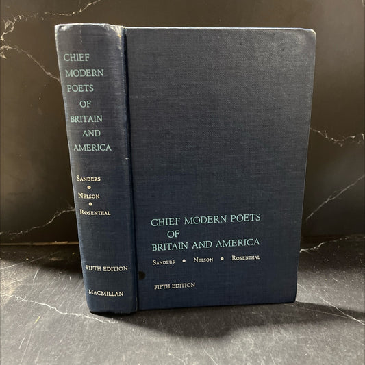 chief modern poets of britain and america book, by gerald dewitt sanders, john herbert nelson, m. l. rosenthal, 1970 image 1