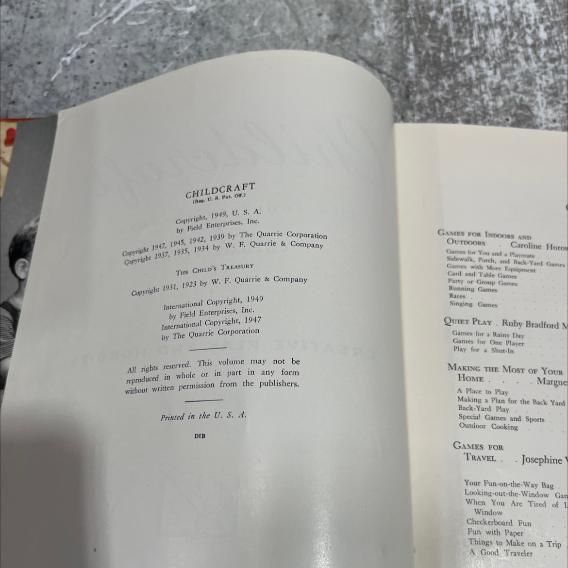 childcraft creative play and hobbies book, by H. Armstrong Roberts, 1949 Hardcover image 3