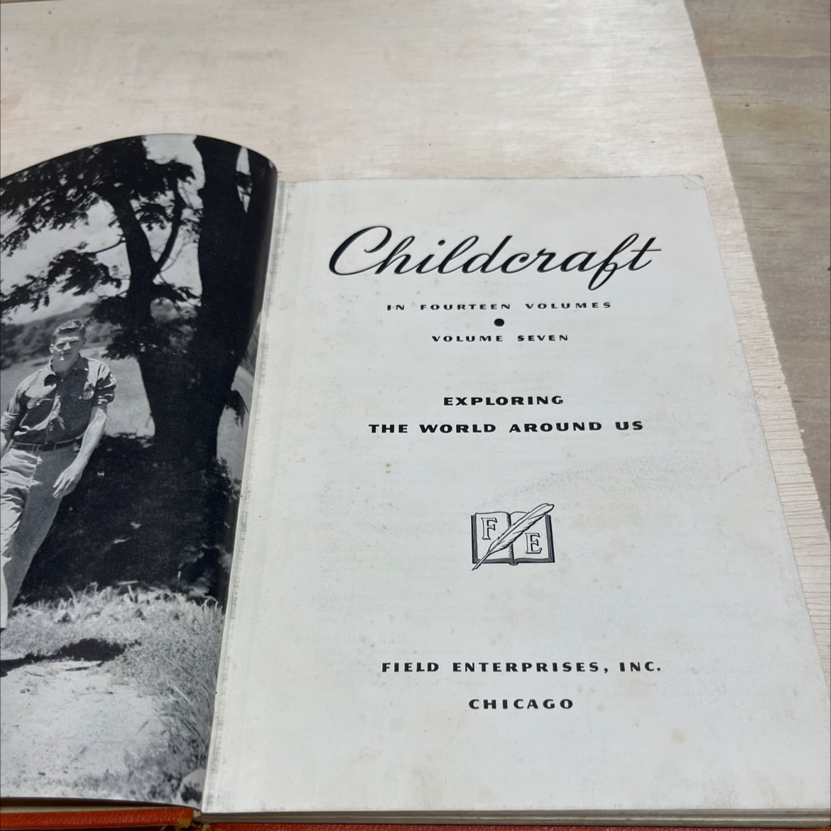 childcraft exploring the world around us book, by unknown, 1949 Hardcover image 2